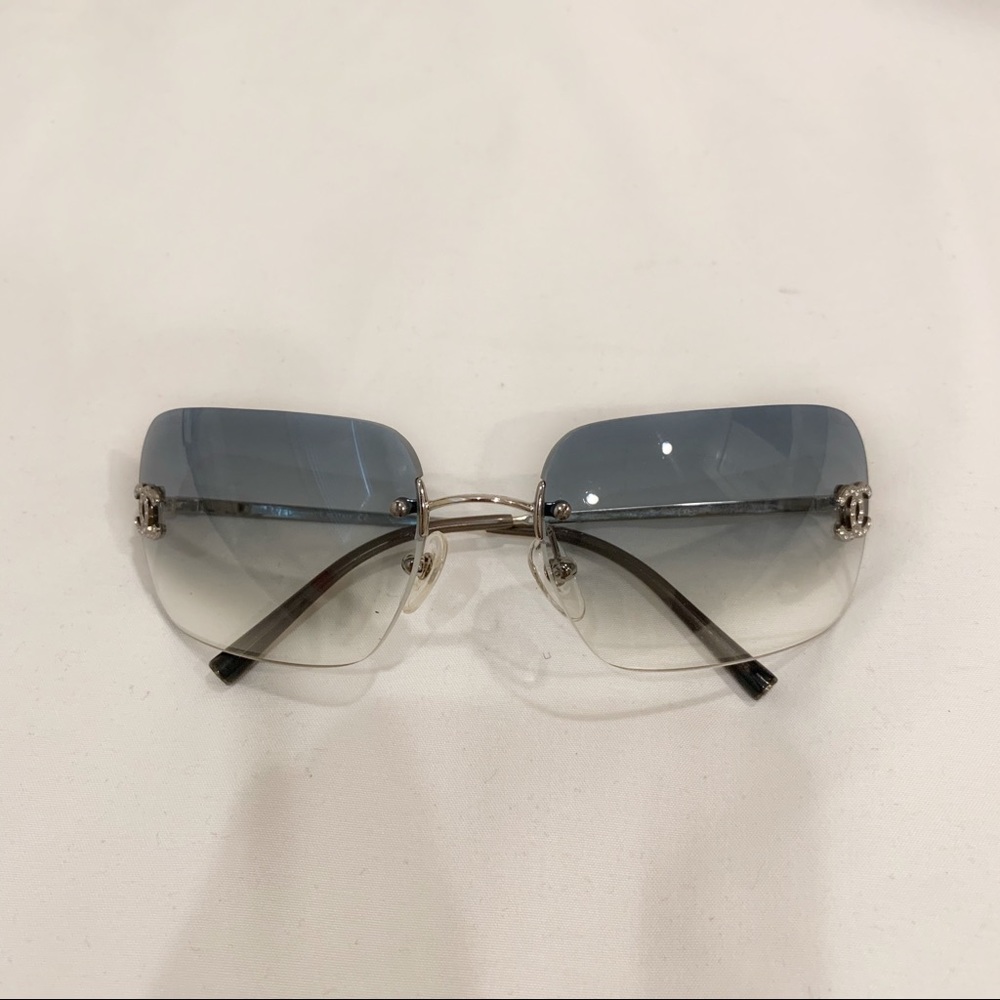 Blue Chanel Sunglasses